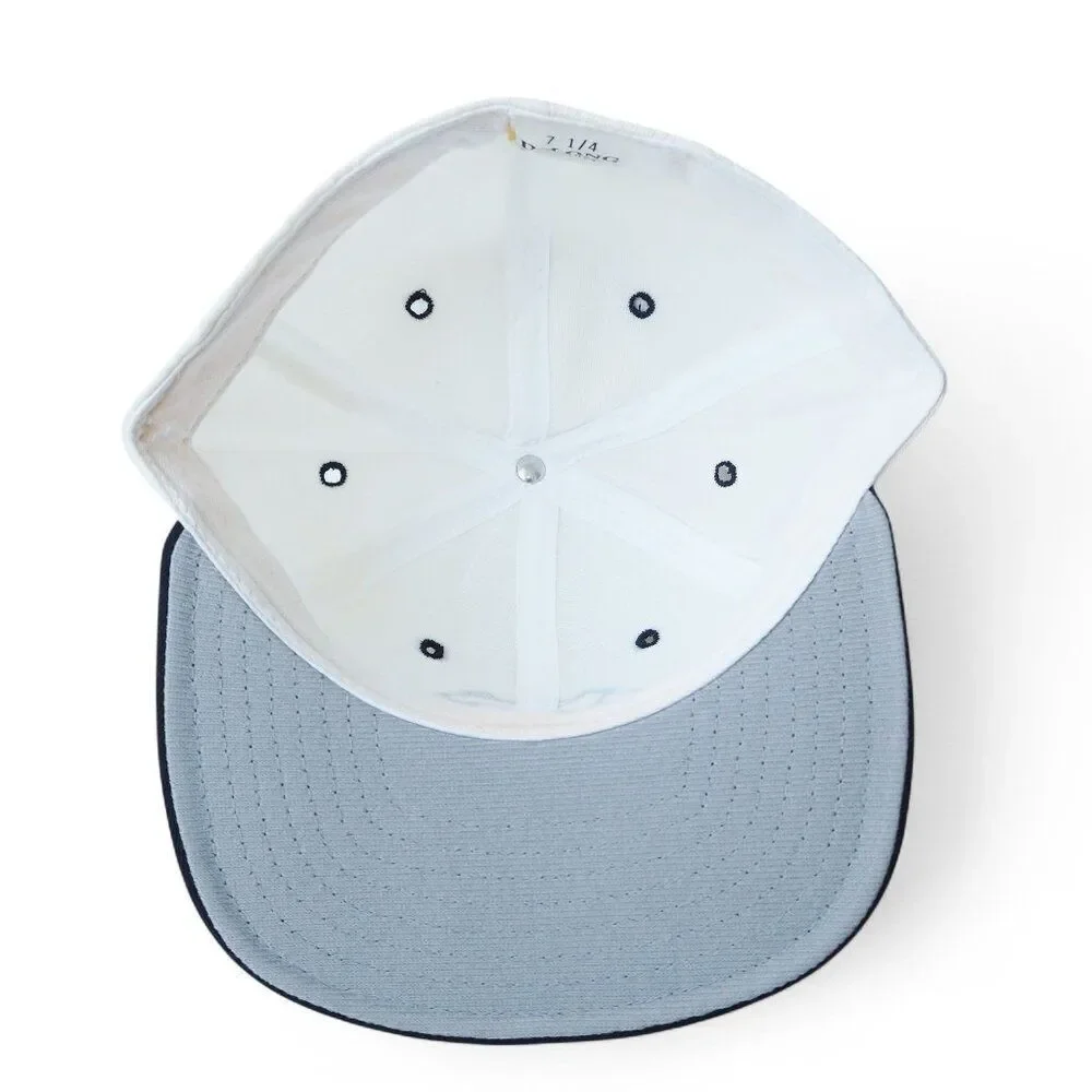 DeLong Vintage 90s UNC Carolina Tar Heels Interlocking Logo Fitted Hat‎ 7 1/4